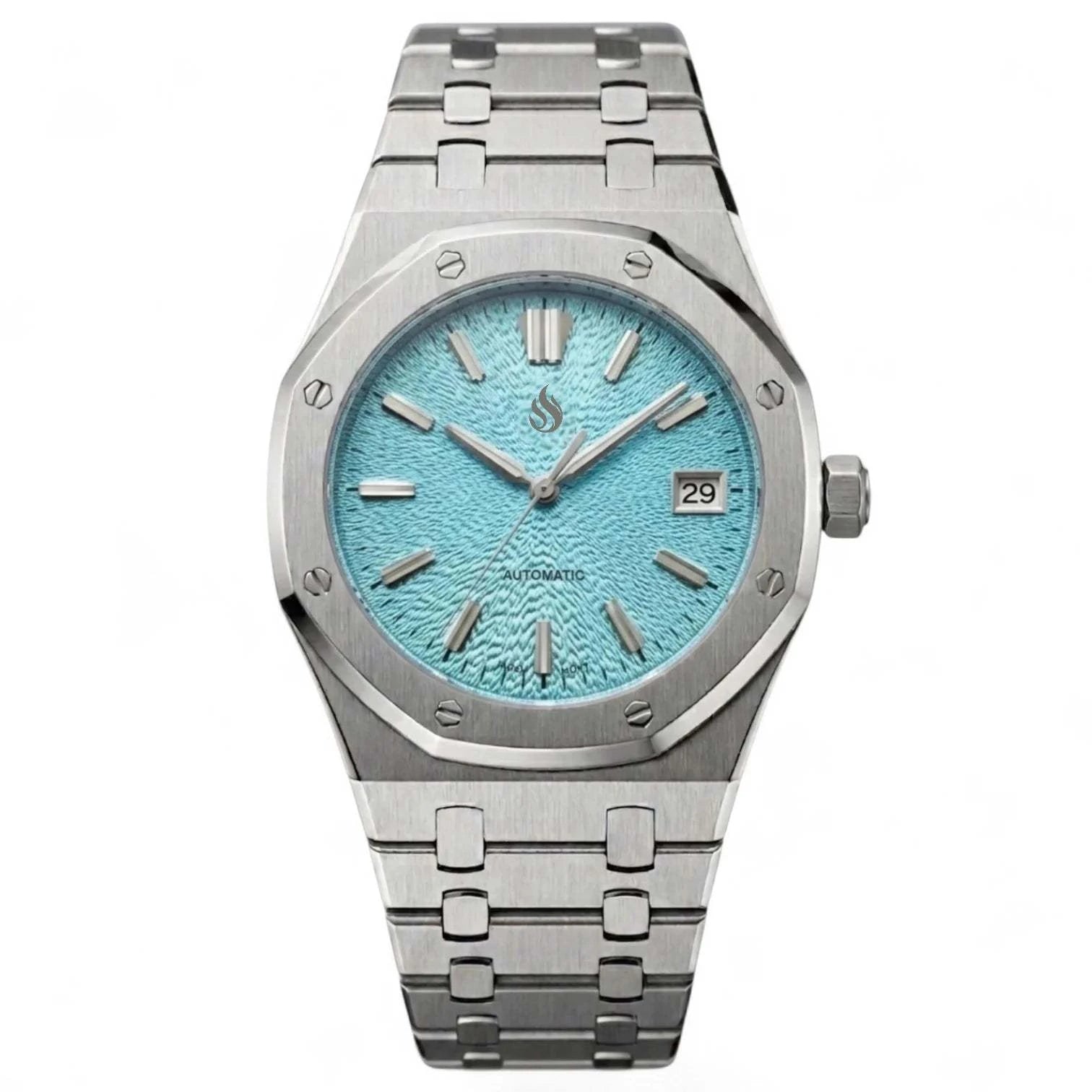 Seiko Mod - Royal Oak Textured Tiff Blue Grand Seiko GS Dial | Modtime Creations