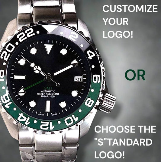 SeikMaster 42 MM SKX GMT Green Black "Sprite" Diver Mod - Modtime