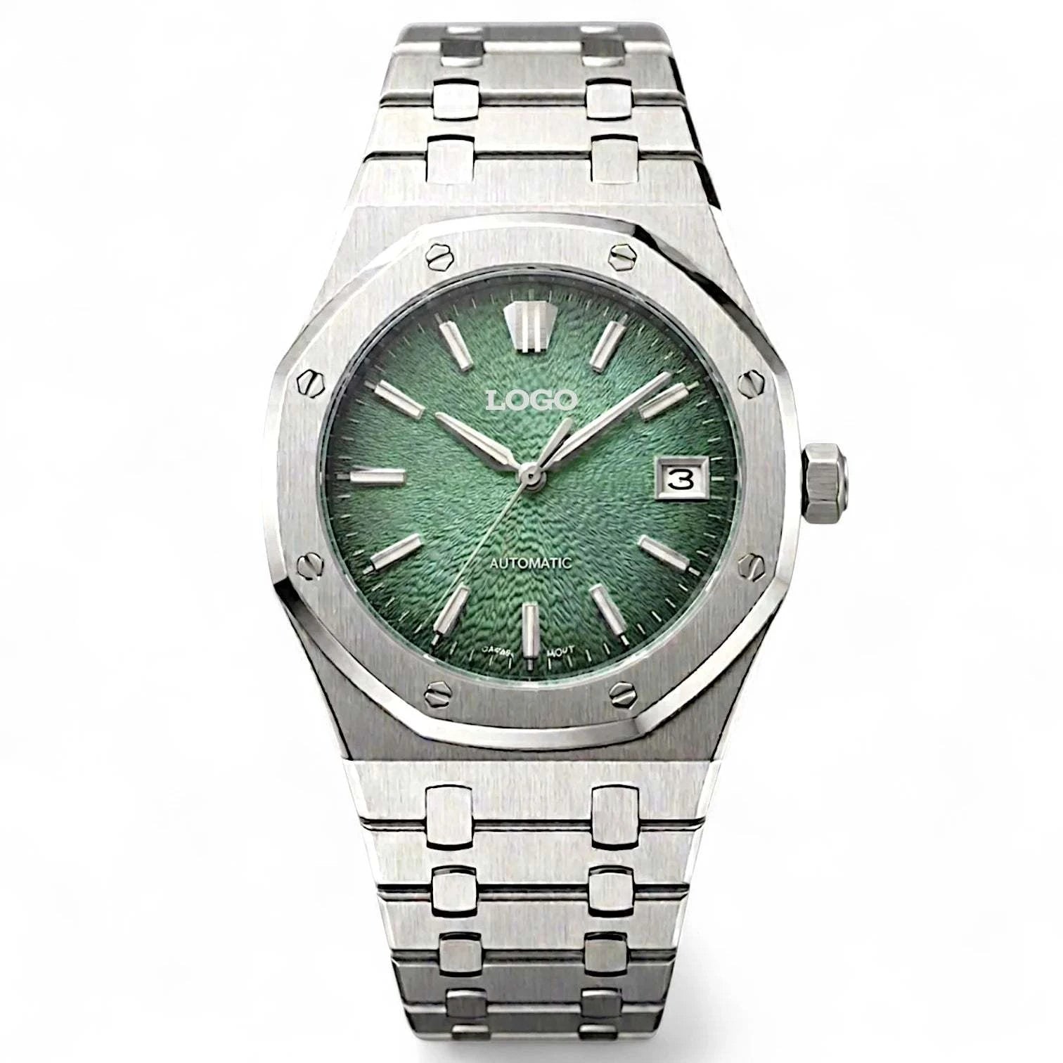 Seiko Mod - Royal Oak Textured Green Grand Seiko GS Dial | Modtime Creations