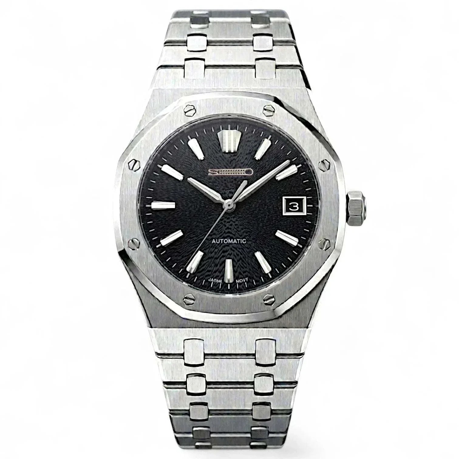 Seiko Mod - Royal Oak Textured Black Grand Seiko GS Dial | Modtime Creations