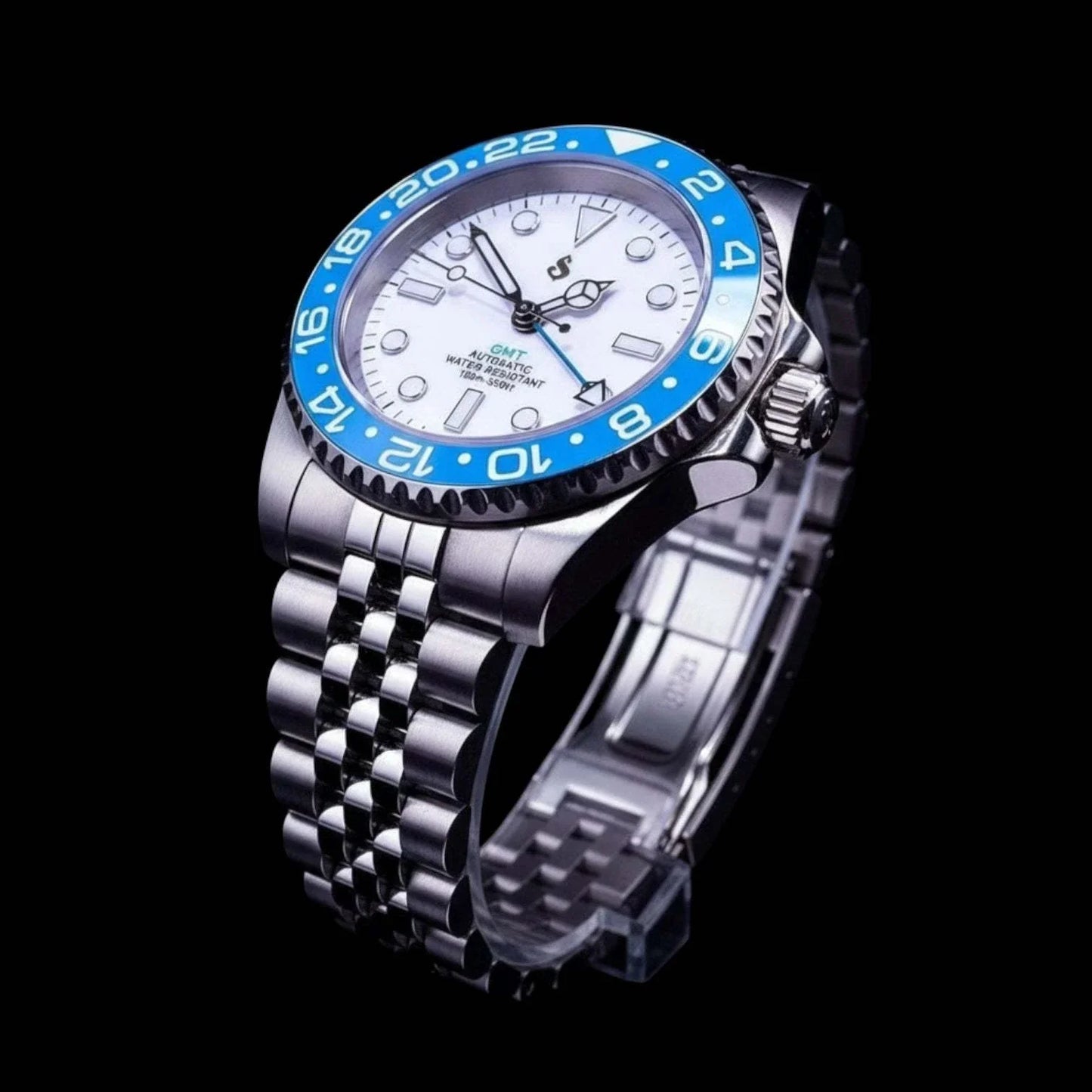 Seiko Mod GMT Master Tiffany Blue White: Modtime Creations