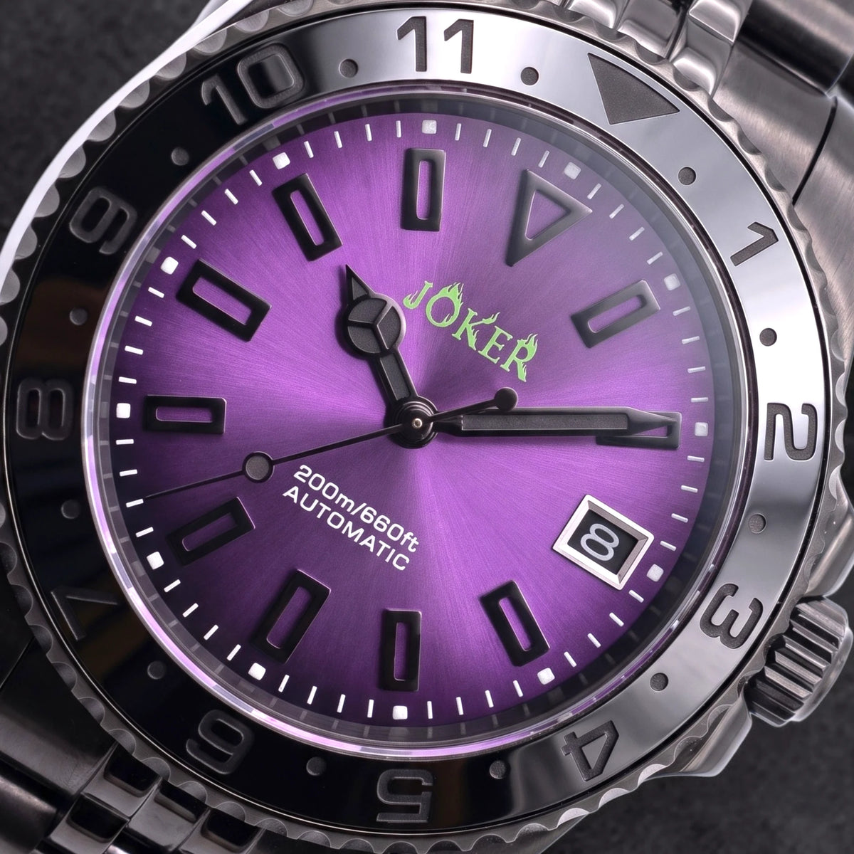 Seikmariner "Joker Super Lume" Dial Mod Watch - Modtime Creations