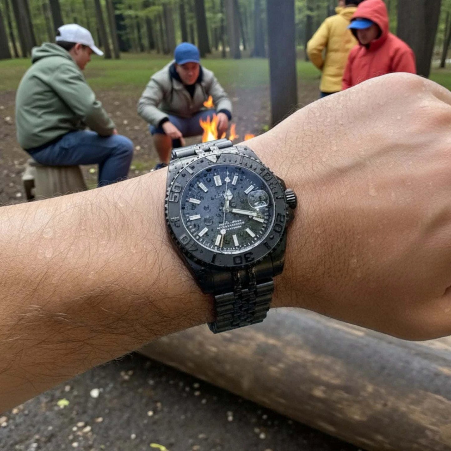 SeikMaster Black Carbon Fiber Stealth Diver Mod Series - Modtime