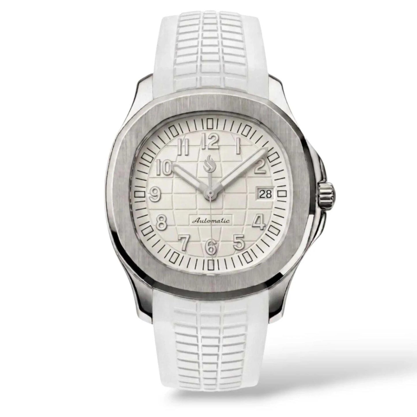 SeikNaut Silver White Dial Mod Watch - Modtime Creations
