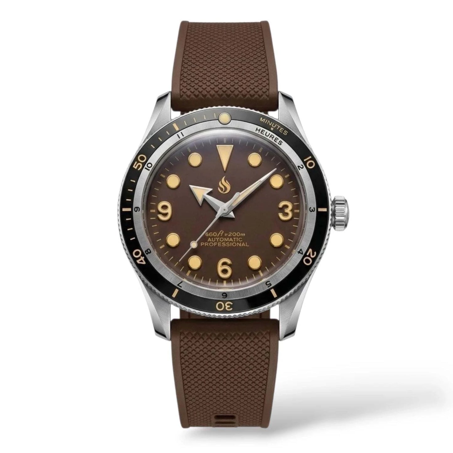 Vintage Brown Dial Diver Mod Watch Series - Modtime