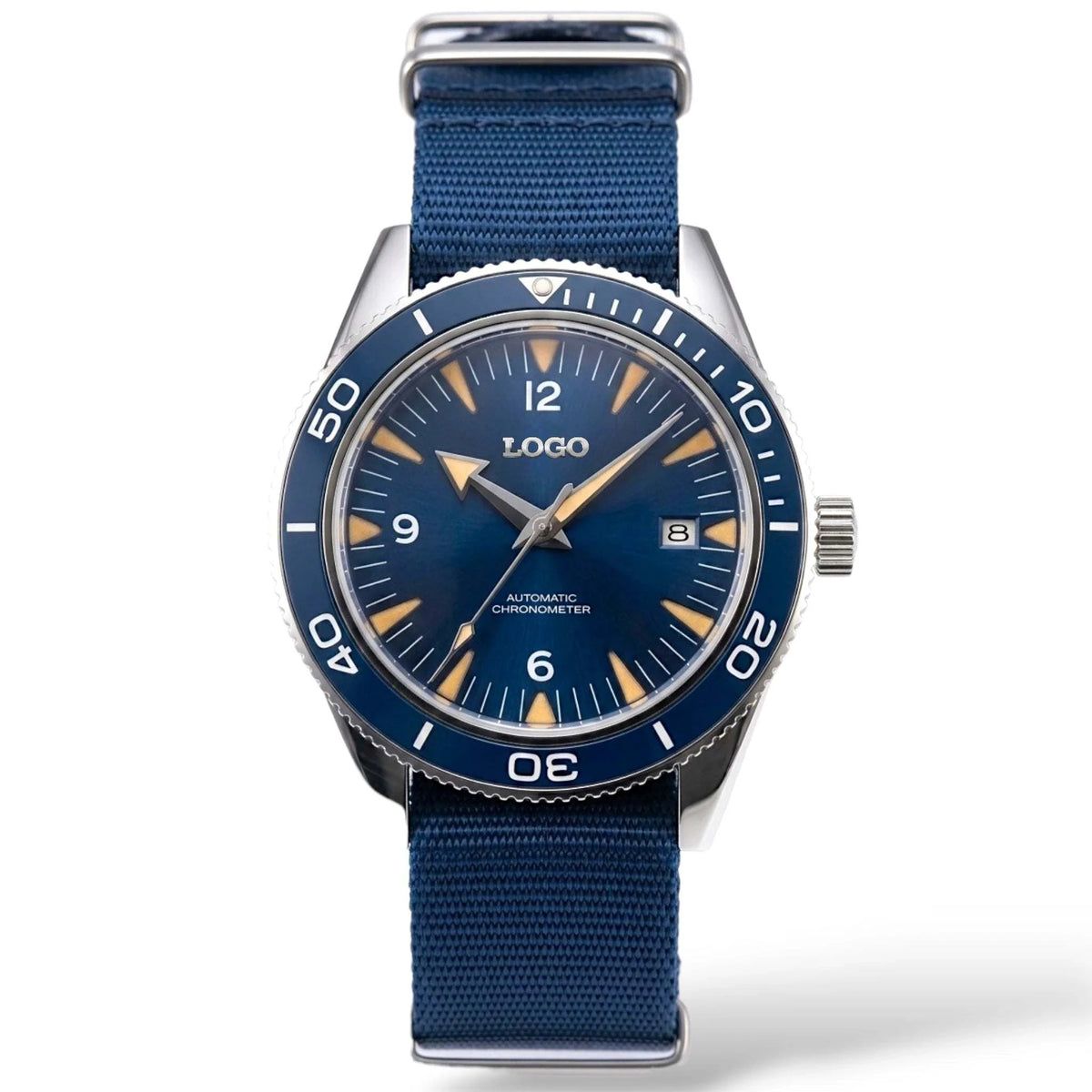 Spectre Bond 007 Homage Blue Dial Mod Watch: Modtime Creations