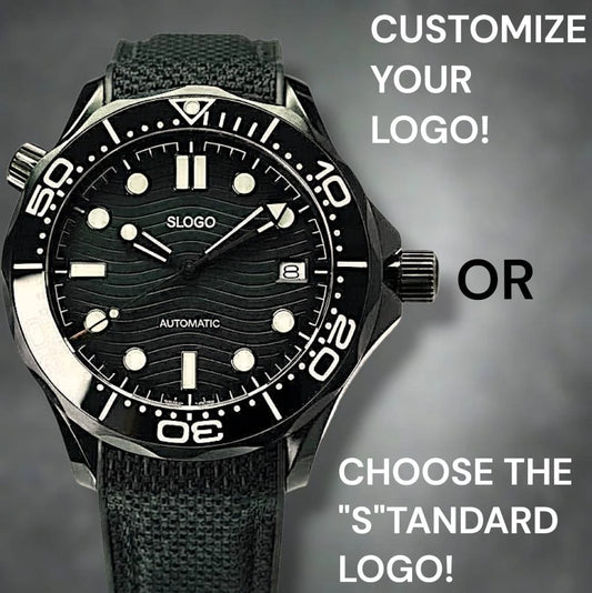 Stealth Black Dial 007 Master Homage Mod - Signature Series