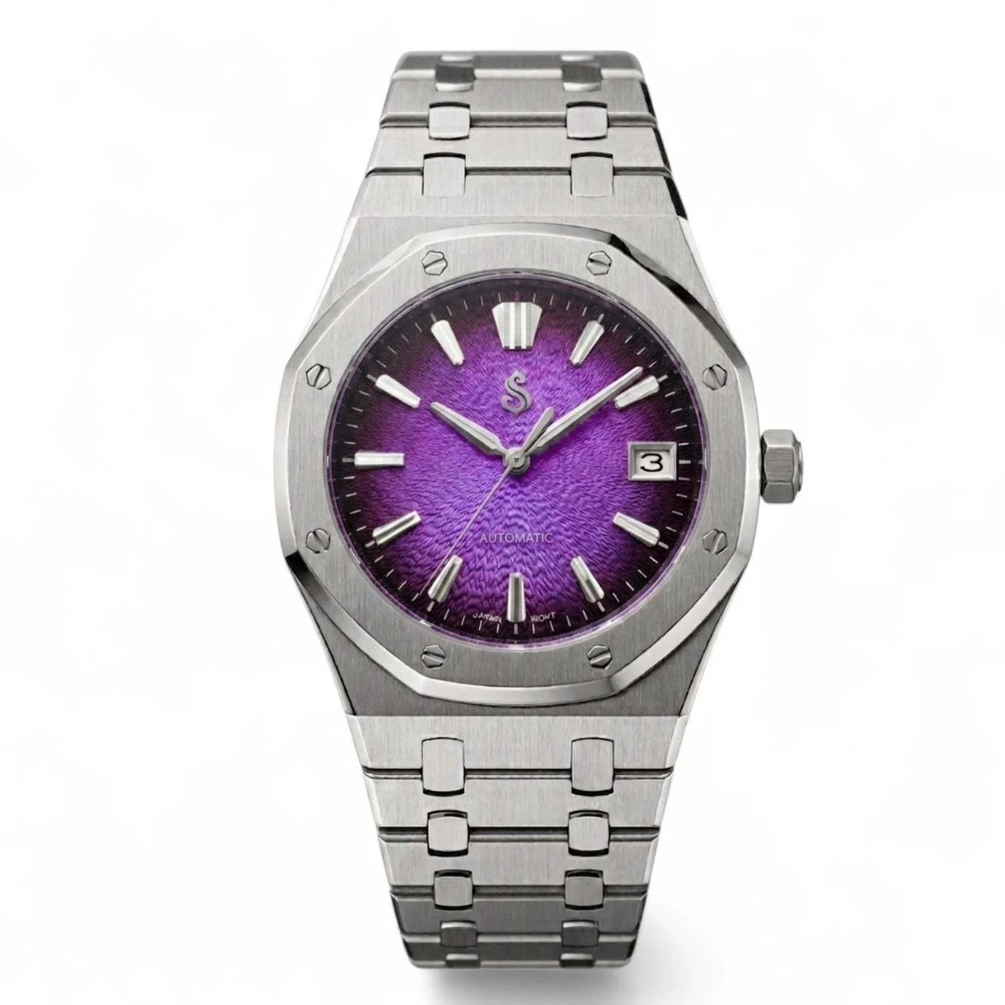 Grand Oak Fusion Mod Watch Series Textured Purple GS Dial - Modtime