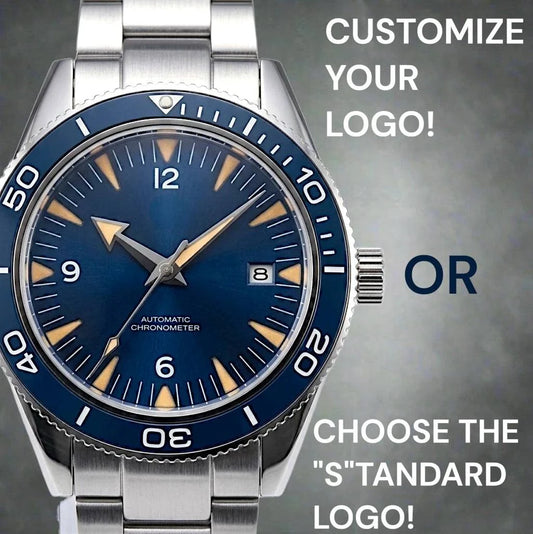 Seiko mod watch bond 007 Seamaster homage with NH35 movement and stainless steel case