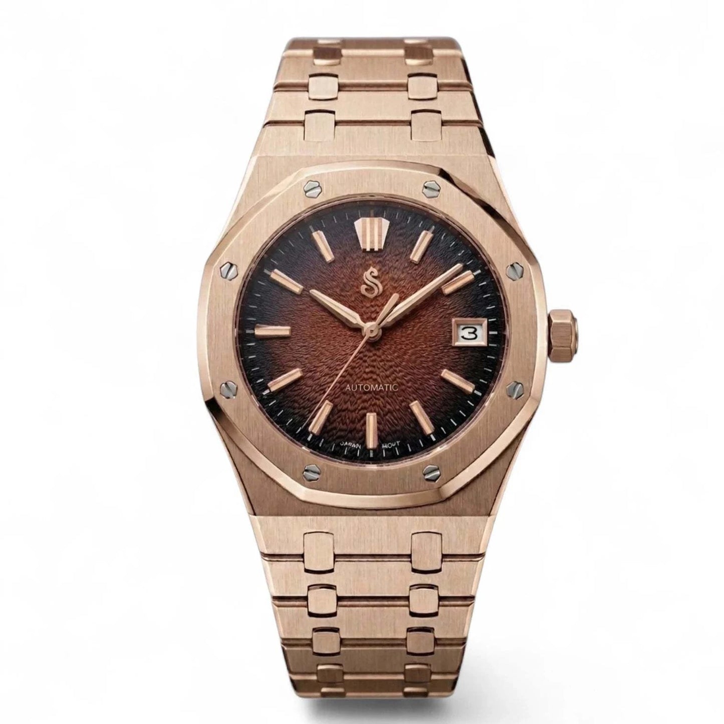 Grand Oak Fusion Mod Watch Series Textured Gold GS Dial - Modtime