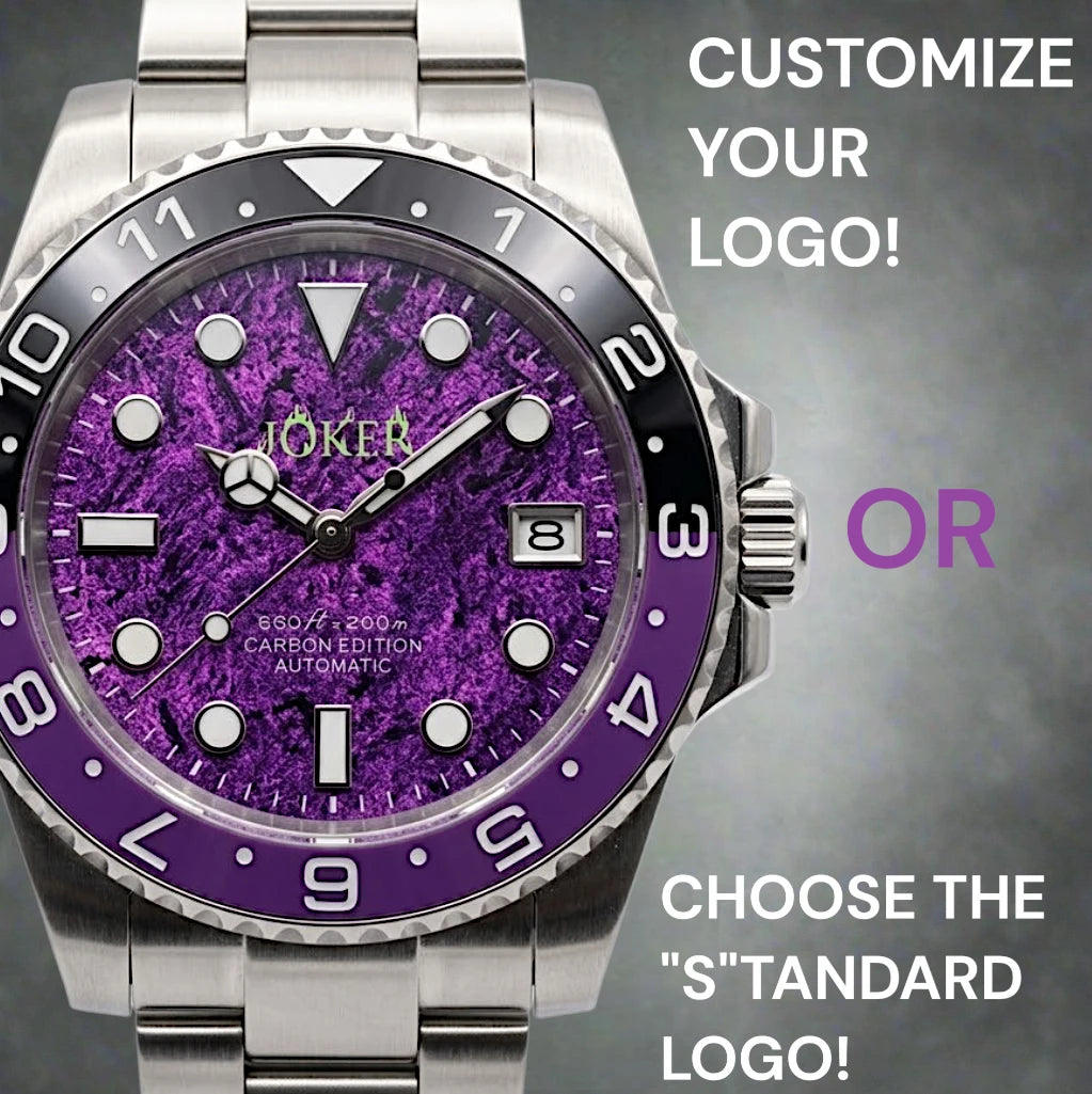 Seikmariner "Joker Carbon Fiber" Dial Mod Watch - Modtime Creations