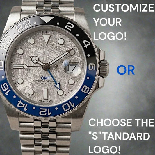 SeikMariner Grey Carbon Fiber Diver Batman watch with blue and black dial by Modtime Creations