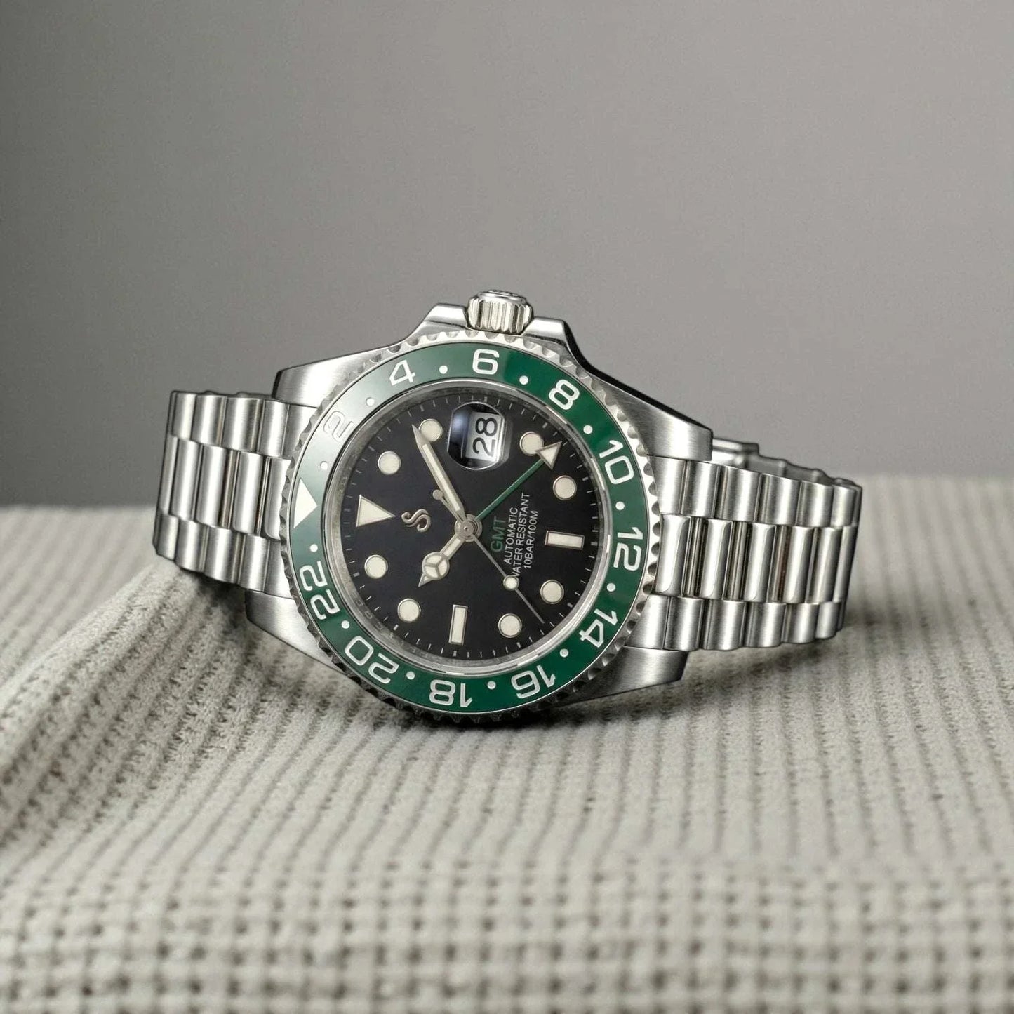 Seiko Mod - GMT Green Bezel "Starbucks" Mod Series | Modtime 