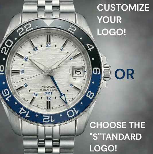 SeikGMT GS Dial BatGirl Fusion Mod by Modtime Creations with NH34 GMT automatic movement and sapphire crystal