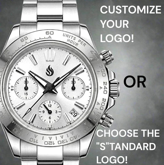 Seiko Mod Watches Daytona with a silver white GS Grand Seiko dial and hands built by Modtime Creations 