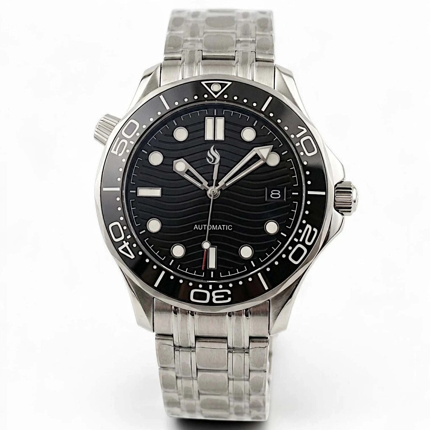 Stealth Black Dial Bond 007 Master Homage Mod - Signature Series