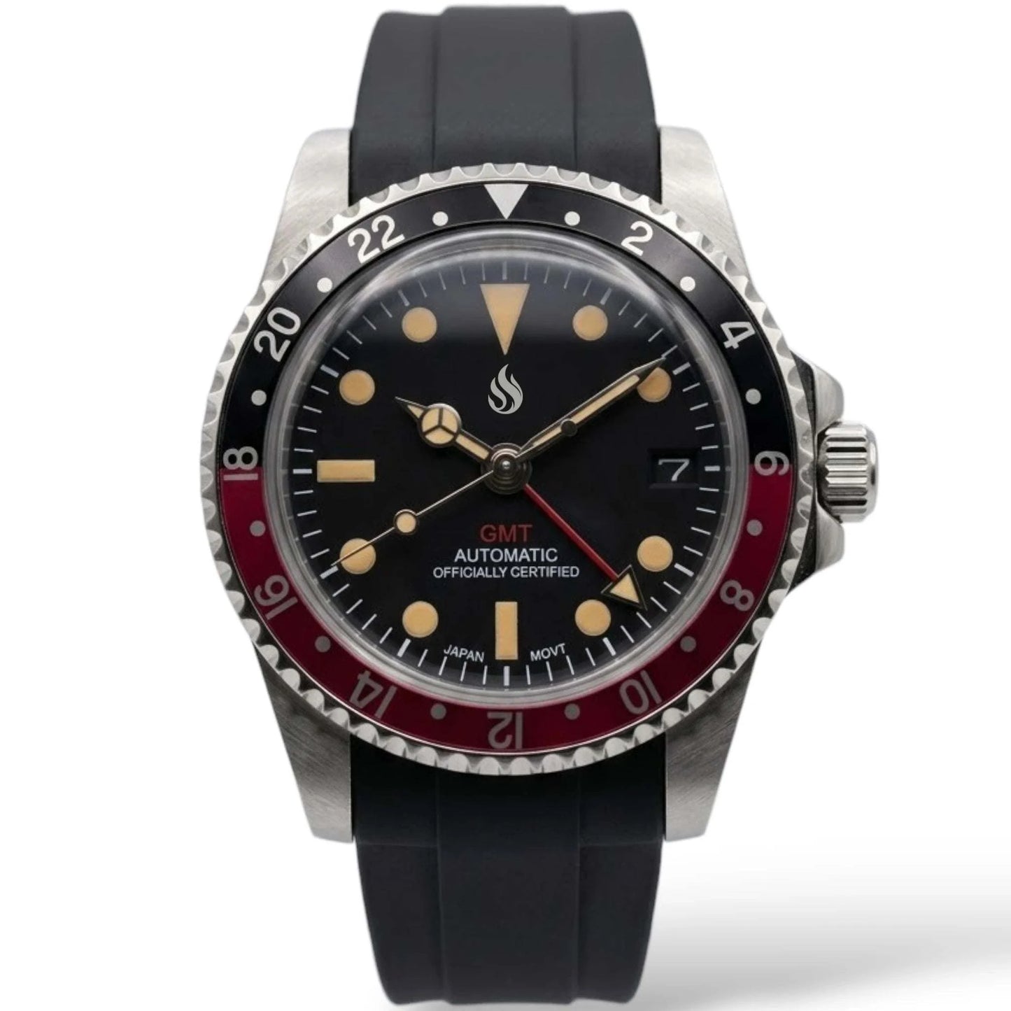 SeikMariner Vintage GMT Red Blue " Pepsi " Mod Watch Series - Modtime Creations