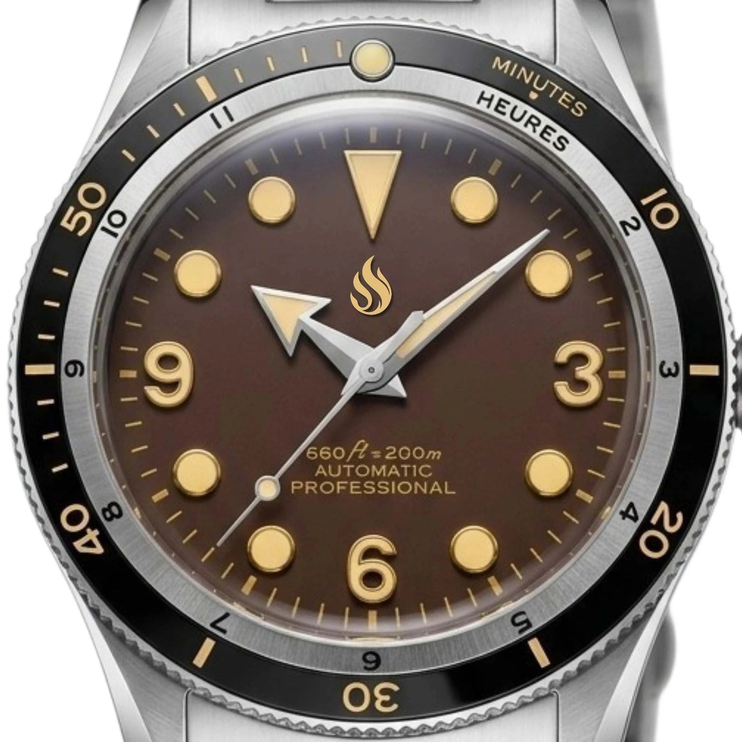 Vintage Brown Dial Diver Mod Watch Series - Modtime