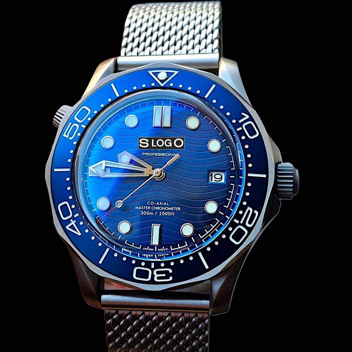 Signature Blue Dial 007 Master Homage Mod - Signature Series