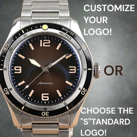 Vintage Brown Dial Diver Mod Watch Series - Modtime Creations