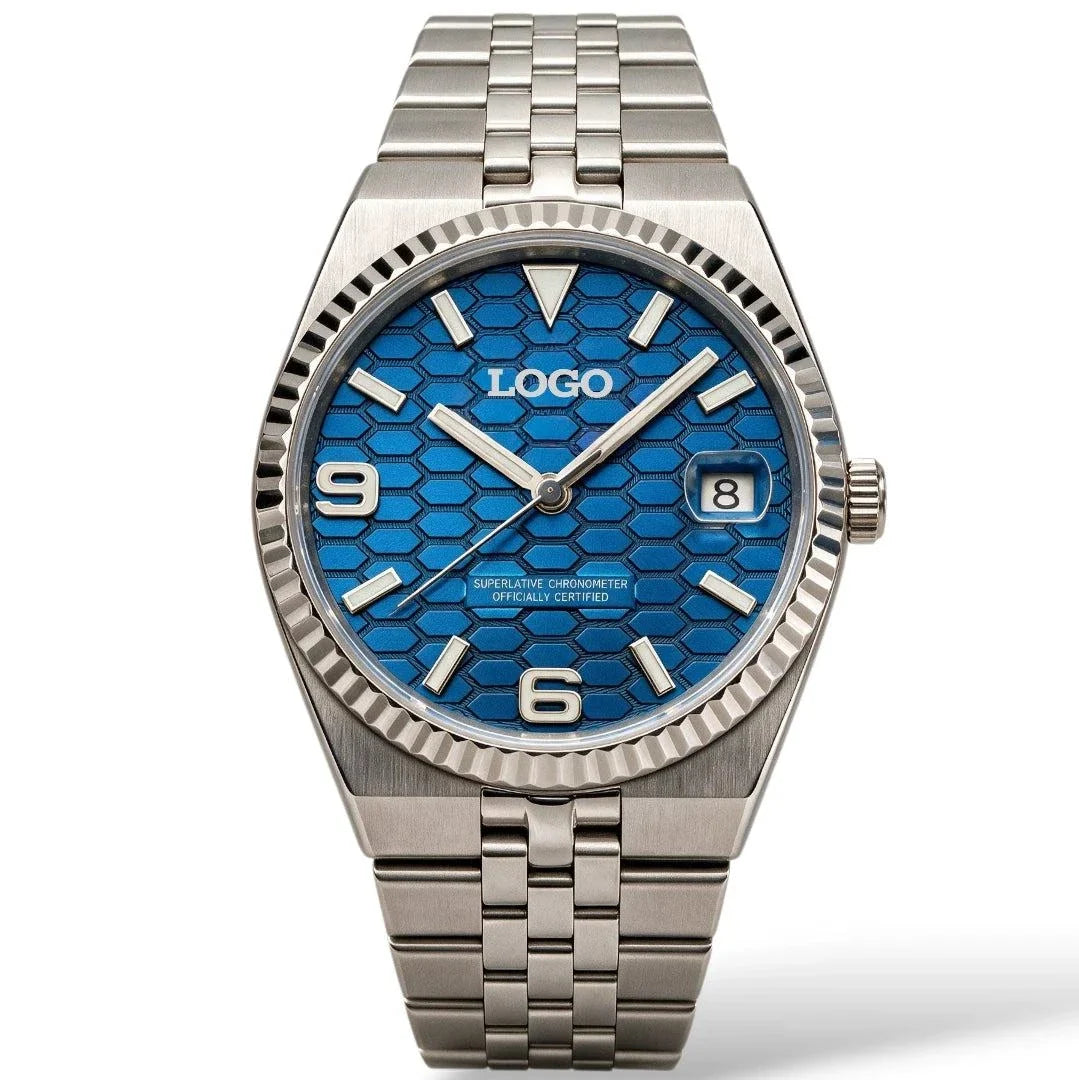 Seiko Mod Watches Land Dweller Blue Dial custom built by Modtime creations