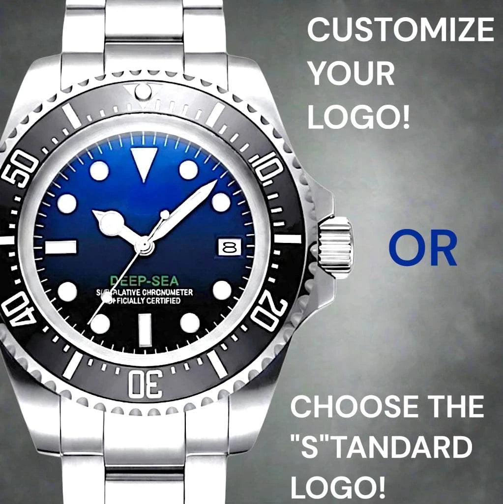 Deep Sea Dweller 44MM Deep Modded Seiko luxury diver watch with NH35 movement and sapphire crystal