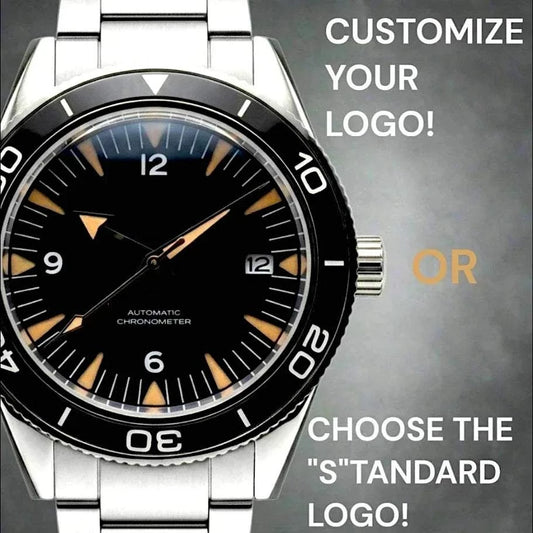 seiko mod watches spectre seamaster black dial built by modatime creations 