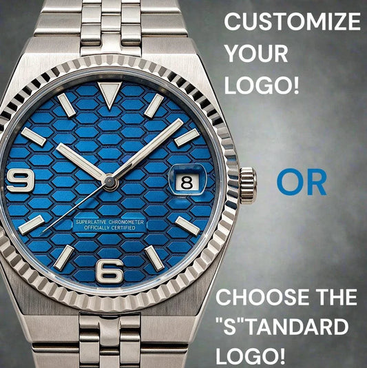 Seiko Mod Watches Land Dweller Blue Dial custom built by Modtime creations