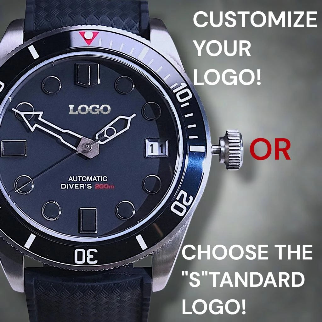 SeikMariner Black Diver Vintage Mod - Modtime