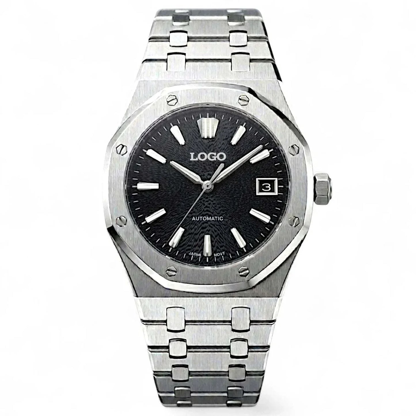 Seiko Mod - Royal Oak Textured Black Grand Seiko GS Dial | Modtime Creations