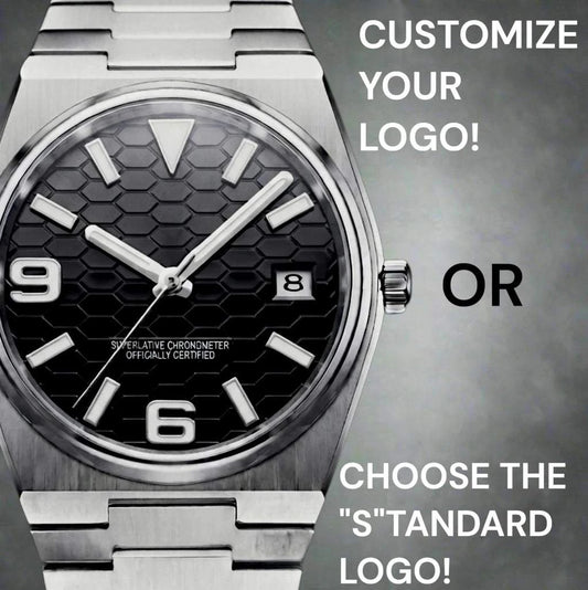 PX-LD Fusion Black Dial Mod Watch: Timeless Design - Modtime Creations
