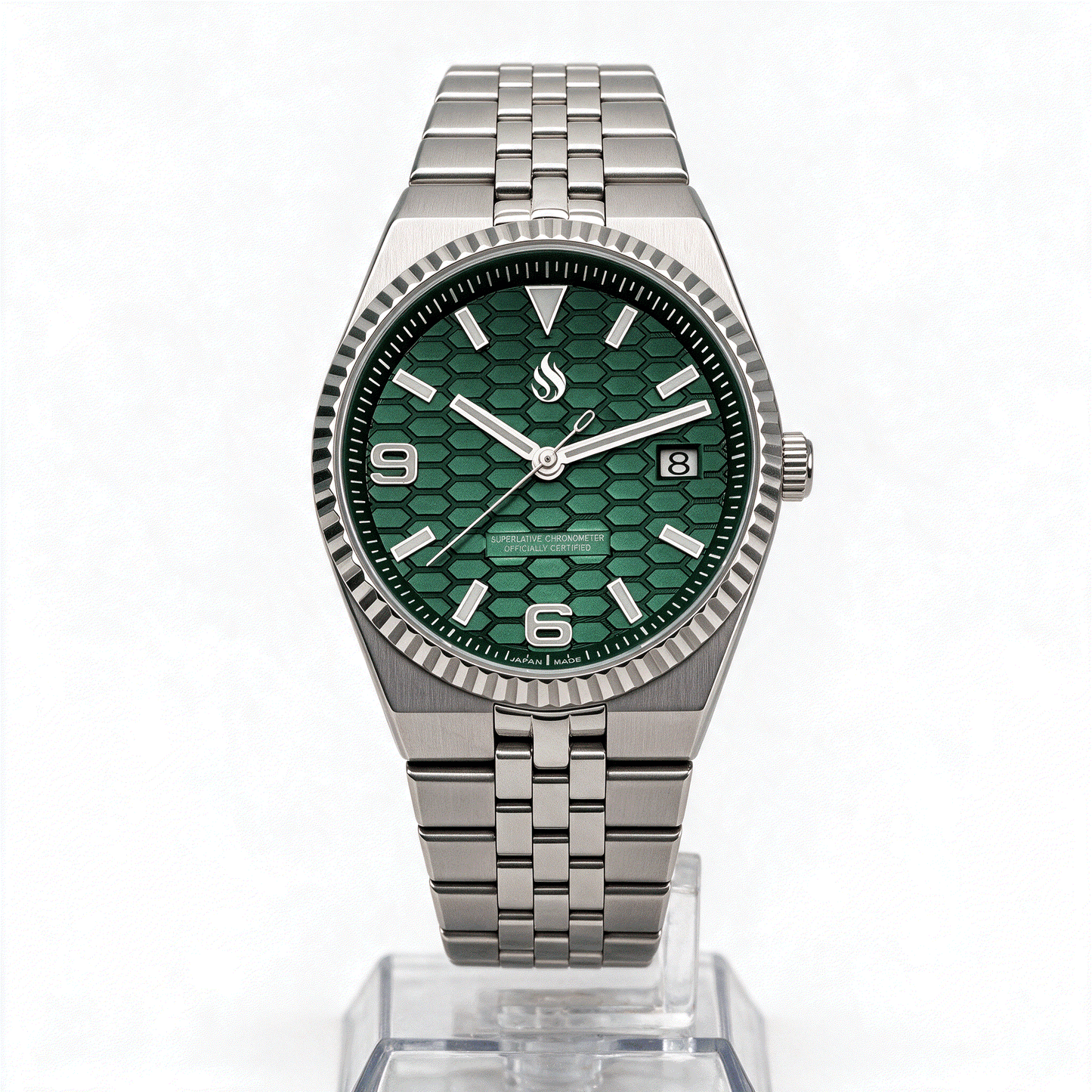 Seiko Mod Watch Green Dial Land Dweller by Modtime Creations 