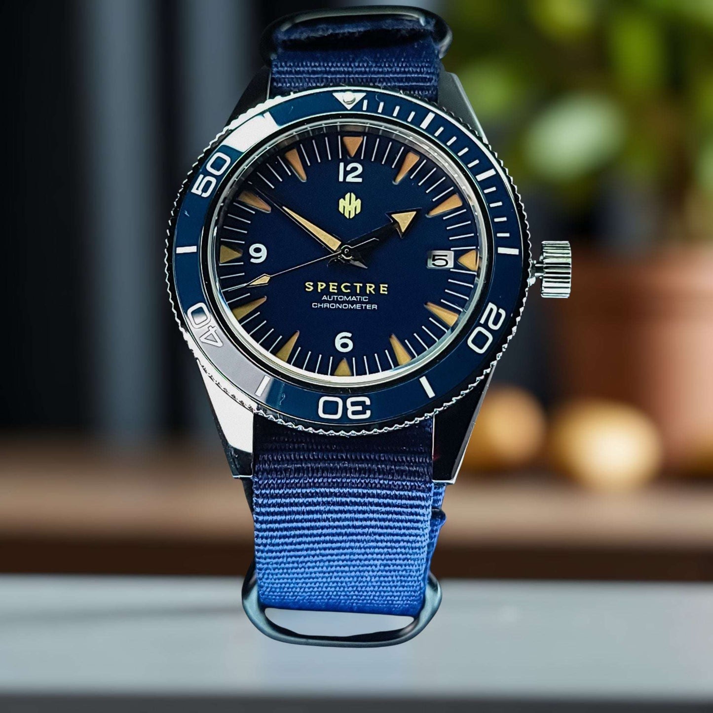 Seiko Mod Seamaster Blue Dial Diver - Modtime Creations 