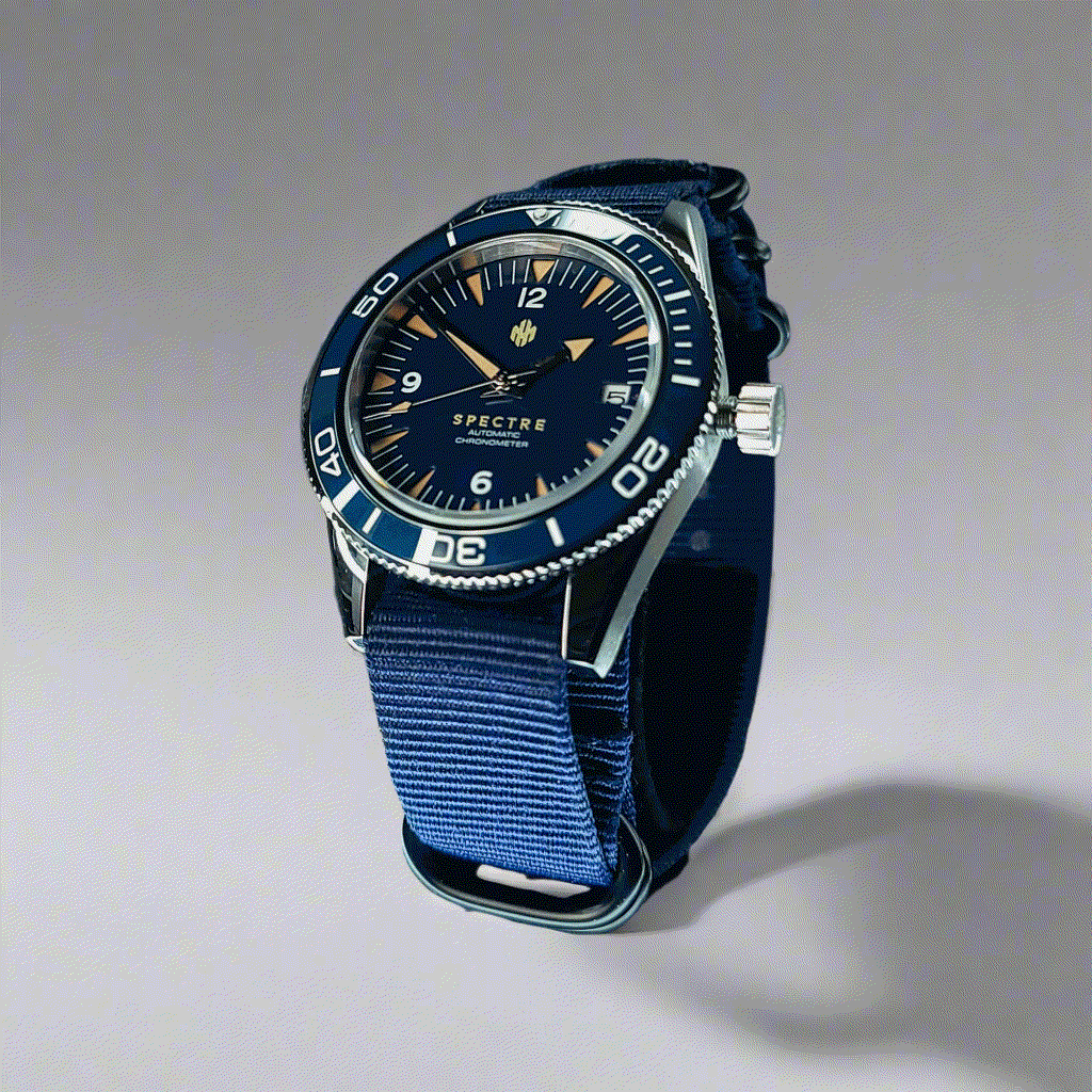 Seiko Mod Seamaster Blue Dial Diver - Modtime Creations 