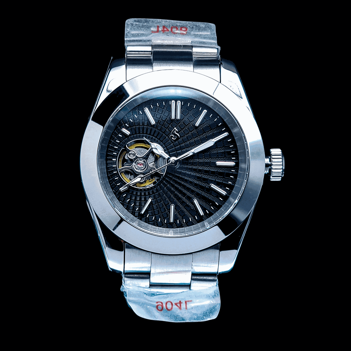 Seiko Mod DateJust Homage Black Open-Heart Dial Series
