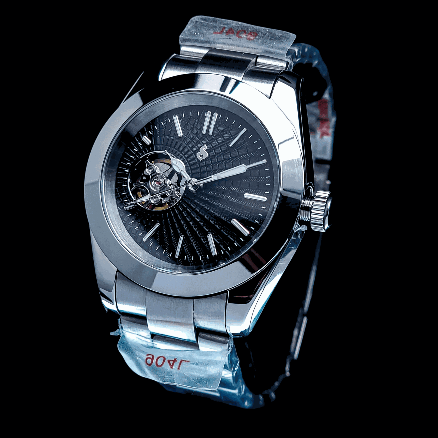 Seiko Mod DateJust Homage Black Open-Heart Dial Series