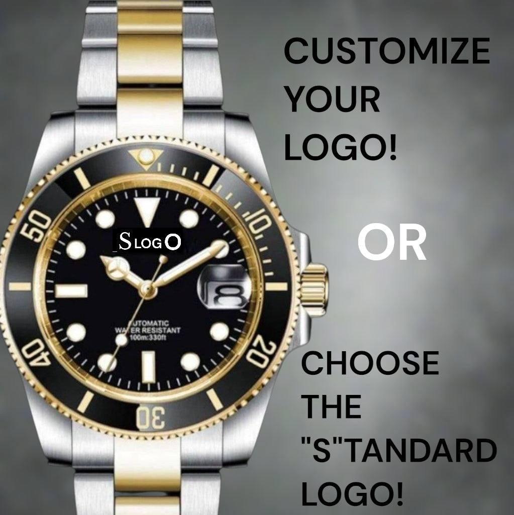 S Mod Black Gold Two - Tone Seikmariner Diver Series - Modtime - MODTIME
