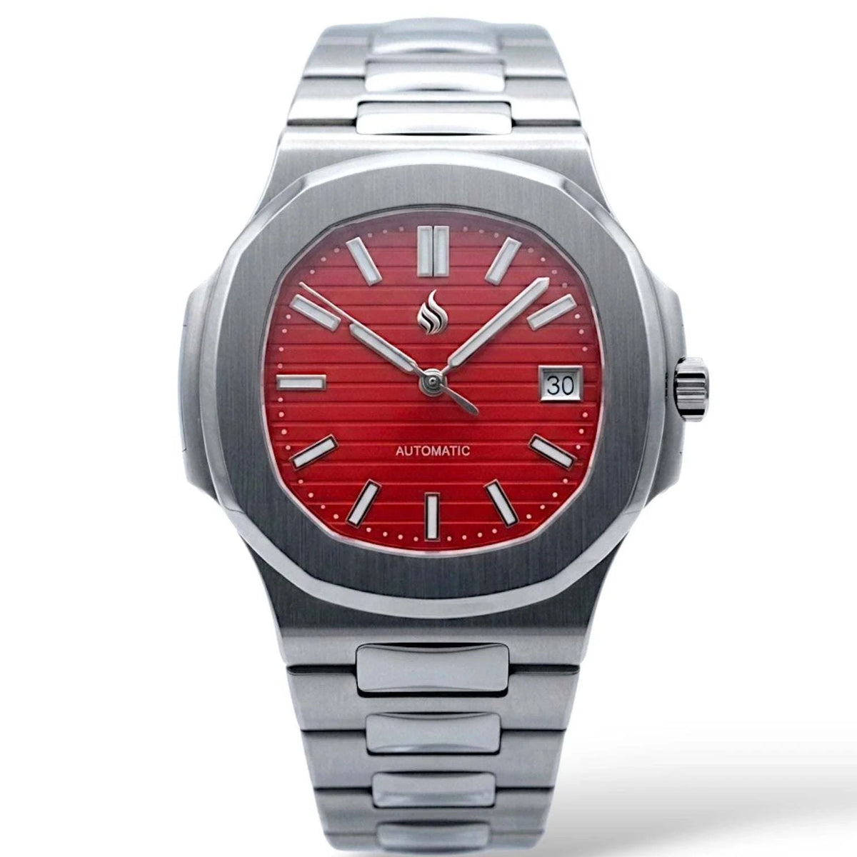 Seiko Mod Nautilus Series Stainless Steel watch with NH35 automatic movement and sapphire crystal by Modtime Creations