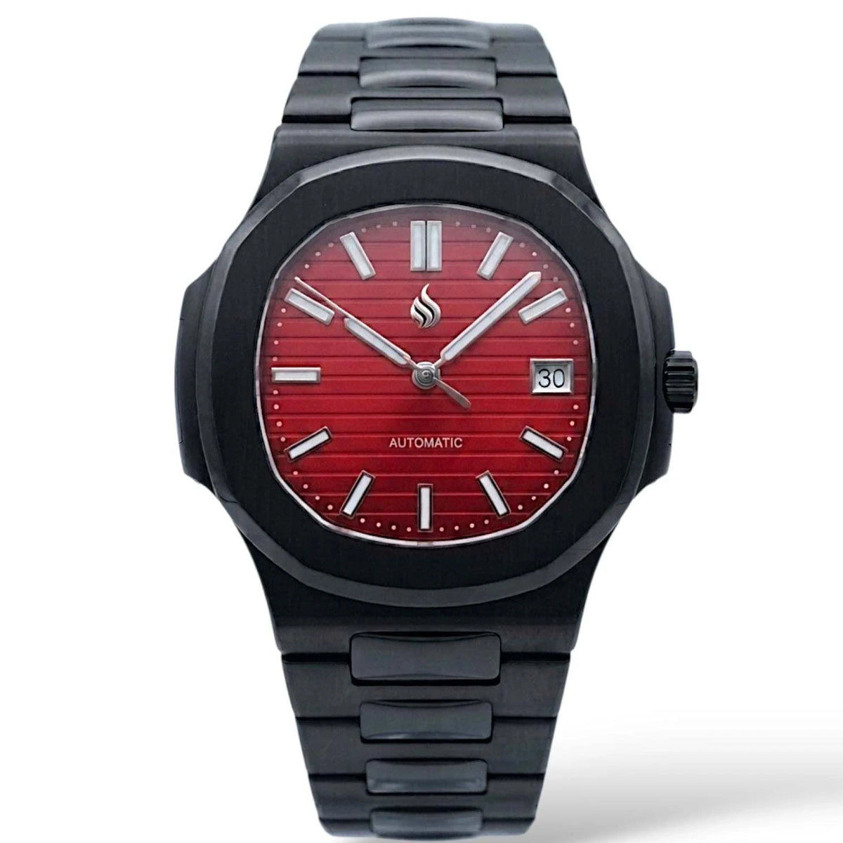 Seiko Mod Nautilus Series Stainless Steel watch with NH35 automatic movement and sapphire crystal by Modtime Creations
