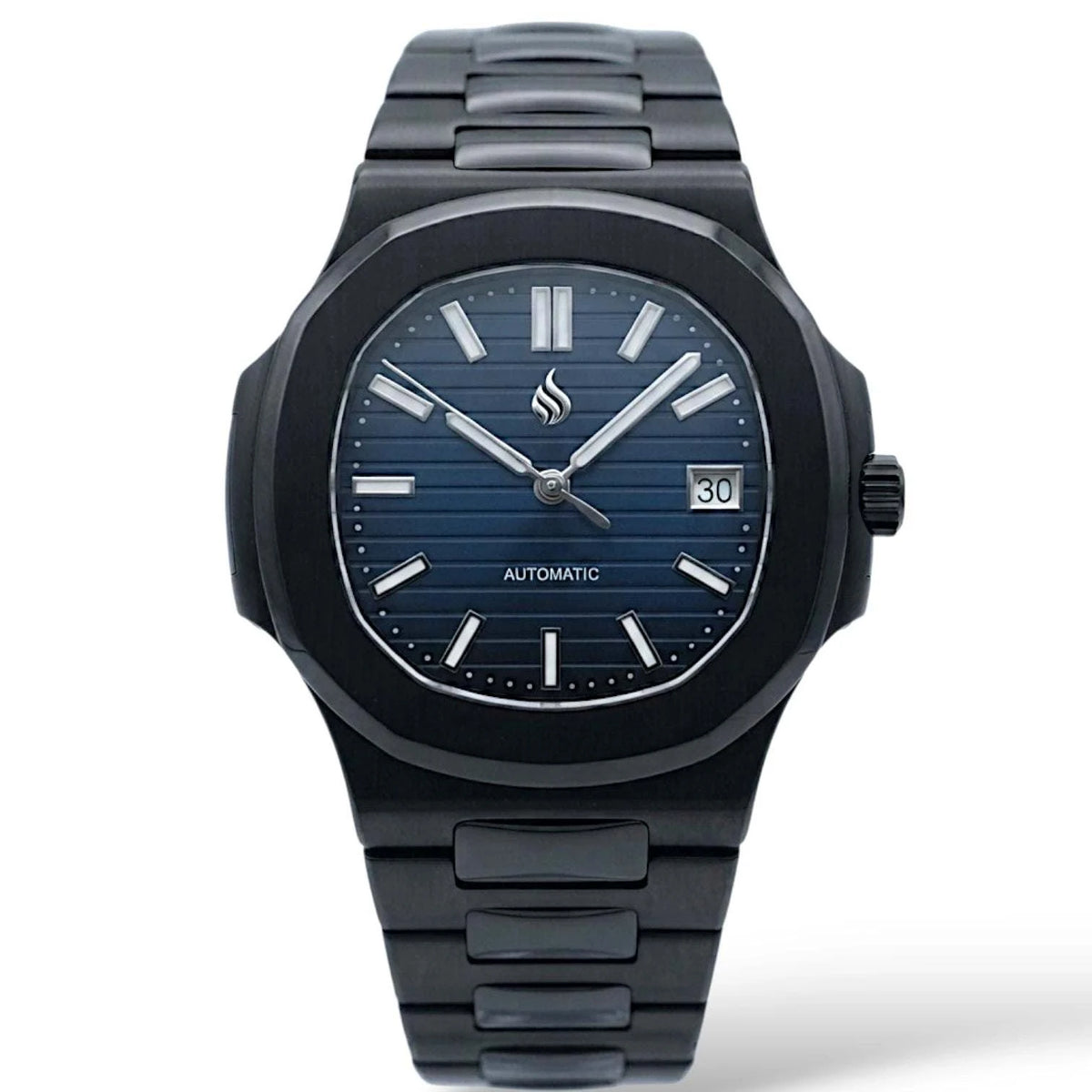 Seiko Mod Nautilus Series Stainless Steel watch with NH35 automatic movement and sapphire crystal by Modtime Creations