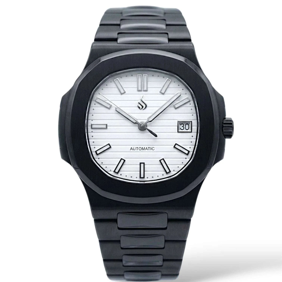 Seiko Mod Nautilus Series Stainless Steel watch with NH35 automatic movement and sapphire crystal by Modtime Creations