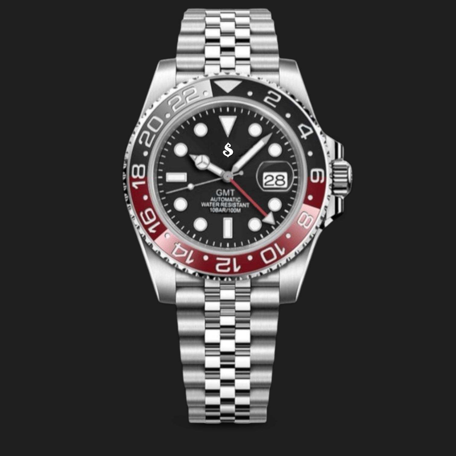 Seiko Mod GMT Master Red Black Coke Series - Modtime Creations