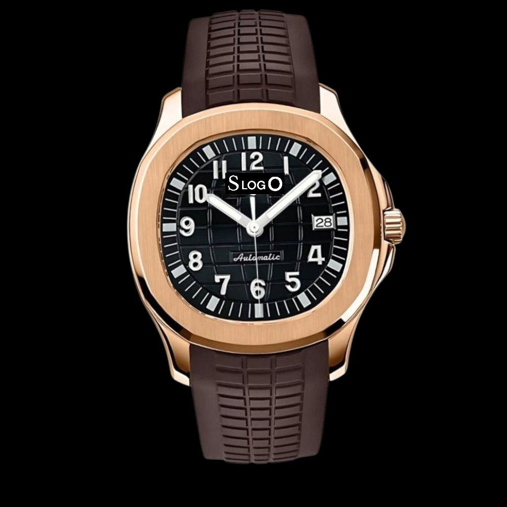 S Mod Custom SeikNaut Series Black Dial - Modtime - MODTIME