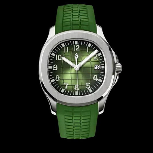 Seiko Mod Watch Nautilus aka SeikoNaut Series Green Dial - Modtime Creations