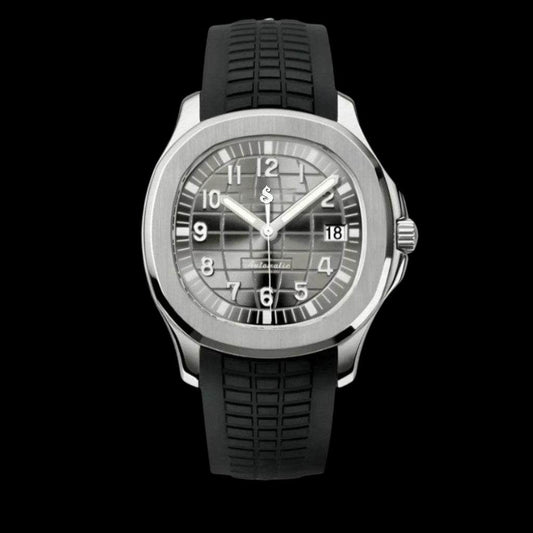 Seiko Mod Watch Aquanaut aka SeikoNaut Series Grey Dial - Modtime Creations
