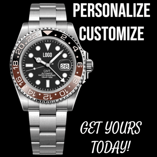 Seiko Mod Custom Silver GMT " Root Beer " - Modtime - MODTIME