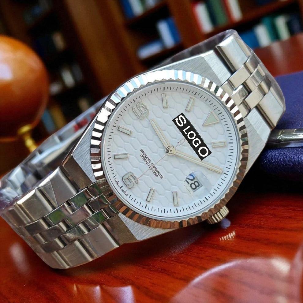 Seiko Mod Custom White Dial Land Dweller - Timeless Design