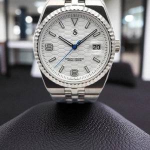 Seiko Mod Custom White Dial Land Dweller - Timeless Design