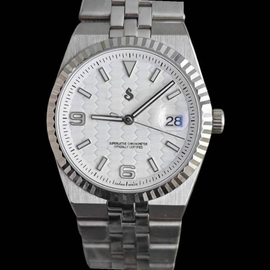 Seiko Mod Custom White Dial Land Dweller - Timeless Design