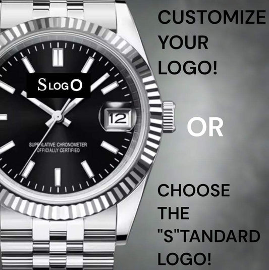 Seiko Mod Watch DateJust Black Dial - Timeless - Modtime Creations